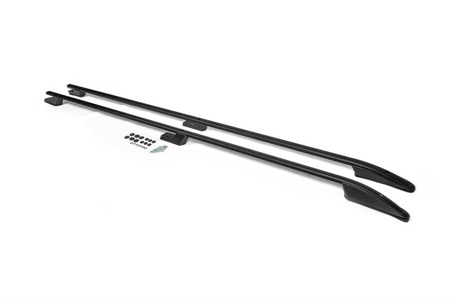 Ford Custom 2013-2022 Bare longitudinale OmsaLine Sport (2 buc, negre) Ampatament Lung Foto 2