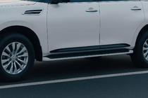 Nissan Armada 2016-2024 Moldinguri usi (4 buc, negre) foto 1