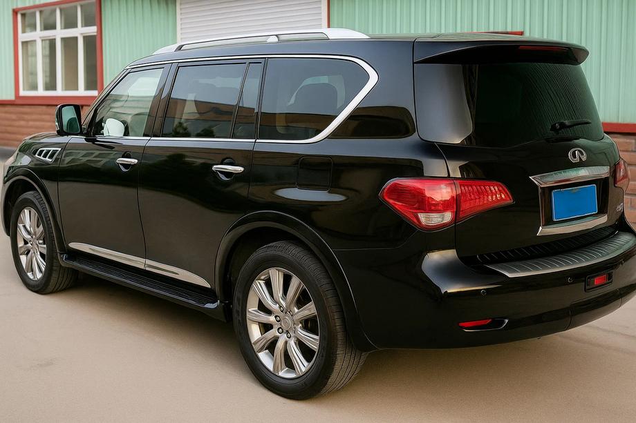 Nissan Armada 2016-2024 Molduri usi (4 buc, crom) Image