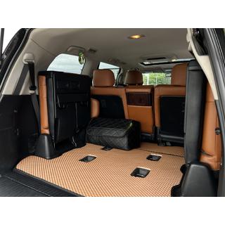 Covoras portbagaj 2 buc (EVA, 7 locuri, caramida) Toyota Land Cruiser 200 2007-2021 foto 1