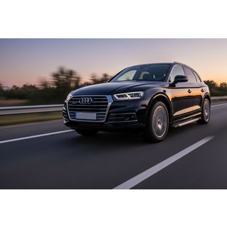 Praguri Laterale Vision New Grey (2 buc, Aluminiu) Audi Q5 2017-2025 foto 1