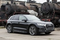 Audi Q5 2017-2025 Praguri Laterale Sunrise (2 buc, Aluminiu) foto 1