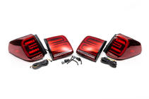 Nissan Armada 2016-2024 Stopuri Spate LED (RED-Sequential) foto 3