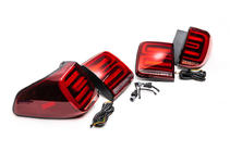 Nissan Armada 2016-2024 Stopuri Spate LED (RED-Sequential) foto 4