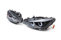 BMW 3 Series F30/F31 2012-2019 Faruri fata Xenon cu lumina de pozitie LED 2012-2015 (2 buc) Negru foto 5