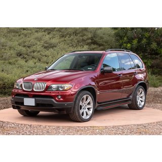 Praguri Laterale Maya Red (2 buc, aluminiu) BMW X5 E53 1999–2006 foto 1