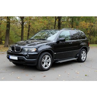 Praguri Laterale Rainbow (2 buc, Aluminiu) BMW X5 E53 1999–2006 foto 1