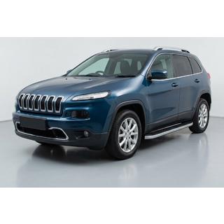Praguri Laterale Tayga Grey (2 buc, Aluminiu) Jeep Cherokee KL 2013- foto 1