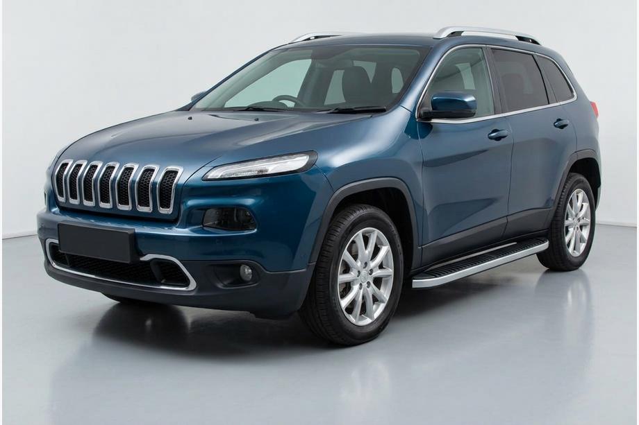Jeep Cherokee KL 2013- Praguri Laterale Tayga Grey (2 buc, Aluminiu) Foto 1