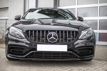 Mercedes C-сlass W205 2014-2021 Grila Fata Panamericana GT (pentru C63 AMG original) 2014-2018, fara camera foto 1