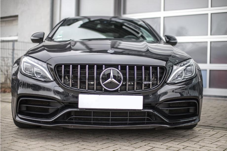 Mercedes C-сlass W205 2014-2021 Grila Fata Panamericana GT (pentru C63 AMG original) 2014-2018, fara camera Image