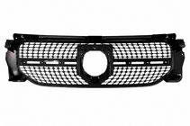 Mercedes GLB X247 2019- Grila Fata Diamond Silver (pentru Base 2019-2023) Cu suport camera foto 9