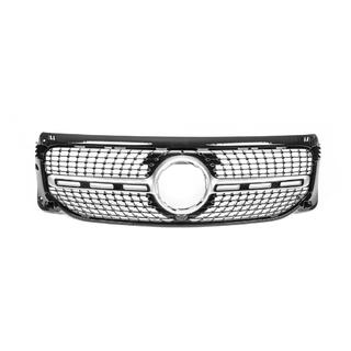 Grila Fata Diamond Silver (pentru Base 2019-2023) Mercedes GLB X247 2019- foto 2