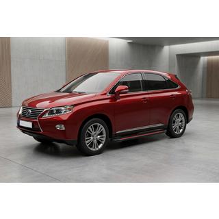 Praguri Laterale Maya Red (2 buc, Aluminiu) Lexus RX 2009-2015 foto 1