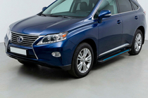 Lexus RX 2009-2015 Praguri Laterale Maya Blue (2 buc, Aluminiu) foto 1