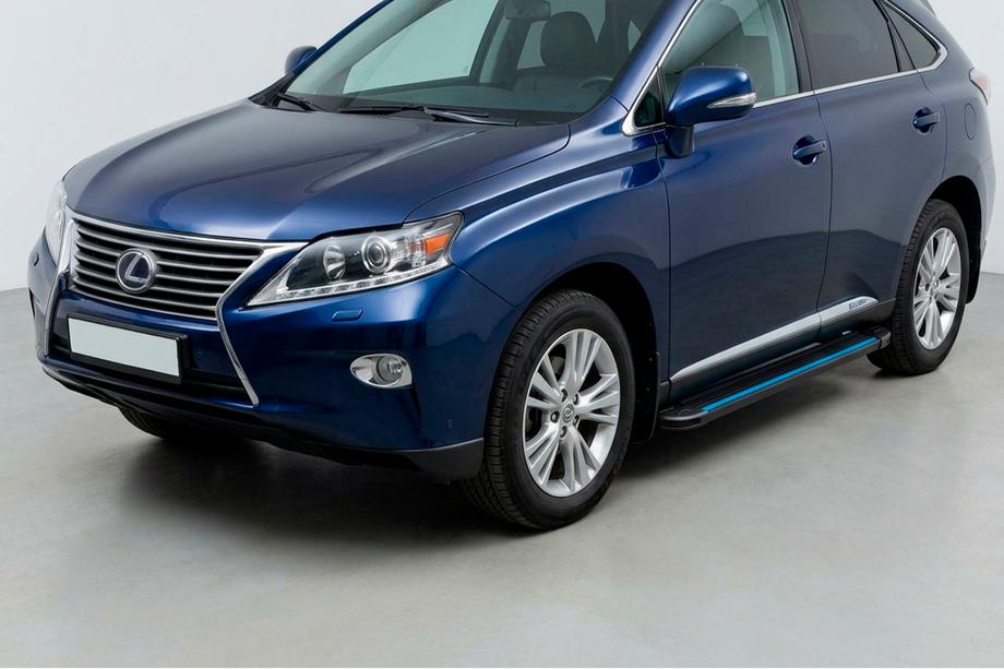 Lexus RX 2009-2015 Praguri Laterale Maya Blue (2 buc, Aluminiu) Image