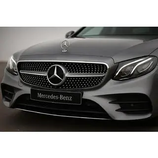 Grila Fata Diamond Silver (pentru Avantgarde/AMG-Line/E43 AMG/E53 AMG 2016-2020)