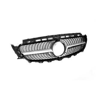 Grila Fata Diamond Silver (pentru Avantgarde/AMG-Line/E43 AMG/E53 AMG 2016-2020) Mercedes E-сlass W213 2016-2023 foto 4