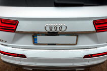 Audi Q7 2015–2026 Protectie bara spate Carmos otel inoxidabil foto 4