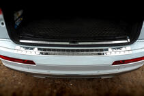 Audi Q7 2015–2026 Protectie bara spate Carmos otel inoxidabil foto 3
