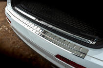 Audi Q7 2015–2026 Protectie bara spate Carmos otel inoxidabil foto 1