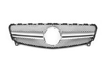 Mercedes A-class W176 2012-2018 Grila Fata AMG Silver (2015-2018) foto 2