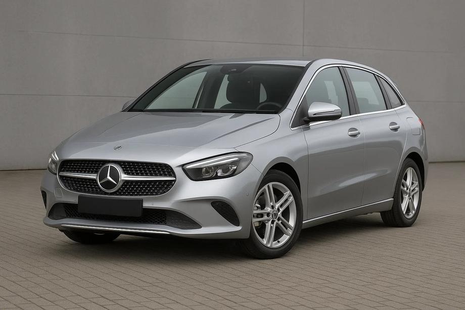 Mercedes B-class W247 2019- Grila Fata Diamond Silver (pentru Base) Image