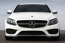 Mercedes C-class W205 2014-2021 Grila Fata design C63 (pentru Avantgarde/AMG-Line/C43 AMG) 2018+, cu camera foto 2