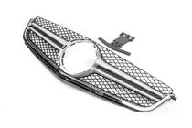 Mercedes C-class W204 2007-2015 Grila Fata AMG Silver (pentru C63) foto 2