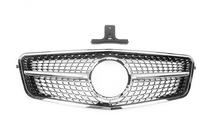 Mercedes E-class W212 2009-2016 Grila Fata Diamond Silver (2009-2012) foto 2