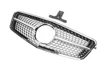 Mercedes E-class W212 2009-2016 Grila Fata Diamond Silver (2009-2012) foto 4