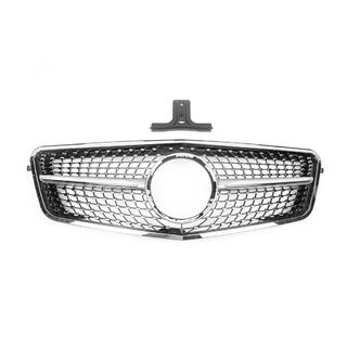 Grila Fata Diamond Silver (2009-2012) Mercedes E-сlass W212 2009-2016 foto 2