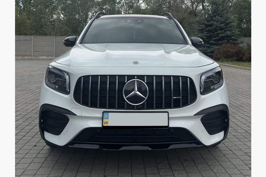 Mercedes GLB X247 2019- Grila Fata Panamericana GT (pentru AMG-Line 2019-2023) Cu suport camera Foto 2