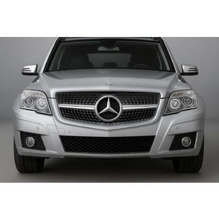 Grila Fata Diamond Silver (2009-2012) Mercedes GLK сlass X204 2008-2015 foto 1