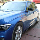 BMW 3 Series F30/F31 2012-2019 Capace praguri EuroCap (pentru praguri M-Sport, negru lucios) foto 8