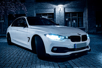 BMW 3 Series F30/F31 2012-2019 Capace praguri EuroCap (pentru praguri M-Sport, negru lucios) foto 11