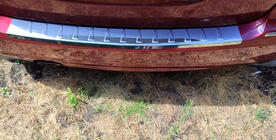 Mercedes A-class W169 2004-2012 Protectie bara spate Carmos otel inoxidabil foto 2