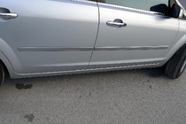 Ford C-Max 2004-2010 Moldinguri usa inox (4 buc) Carmos - Otel Inoxidabil Turcesc foto 1
