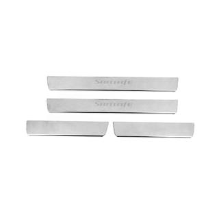 Protectii praguri Carmos V2 (4 buc, Inox) Hyundai Santa Fe 2 2006-2012 foto 1