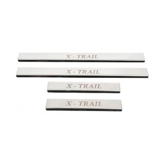 Protectii prag Carmos (4 buc, inox) Nissan X-trail T31 2007-2014 foto 2
