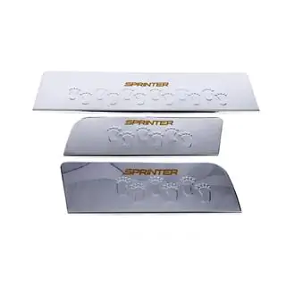 Protectii praguri interioare Carmos V2 (3 buc, inox) foto 2