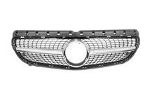 Mercedes B-class W246 2011-2018 Grila Fata Diamond Silver (2015-2018) foto 2
