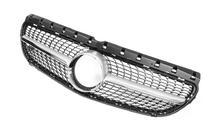 Mercedes B-class W246 2011-2018 Grila Fata Diamond Silver (2015-2018) foto 4