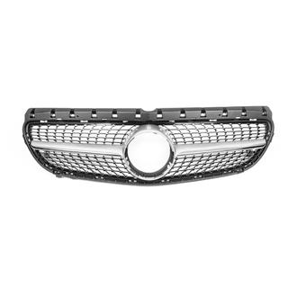 Grila Fata Diamond Silver (2015-2018) Mercedes B-class W246 2011-2018 foto 2