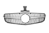 Mercedes C-class W204 2007-2015 Grila Fata Diamond Silver foto 2