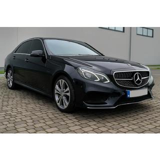 Grila Fata Diamond Silver (pentru Avantgarde si AMG-Line, 2013-2016) Mercedes E-сlass W212 2009-2016 foto 4