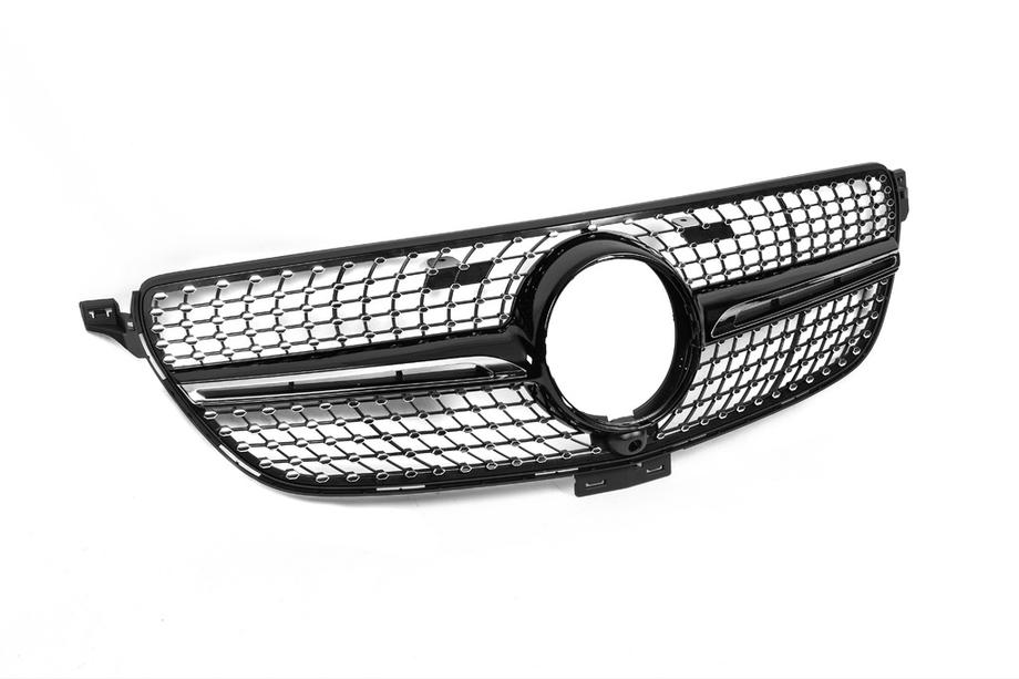 Mercedes GLE coupe C292 2015-2019 Grila fata tuning (Diamond Black) Fara camera Foto 6