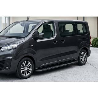 Praguri Laterale Tayga Black (2 buc, Aluminiu) foto 1