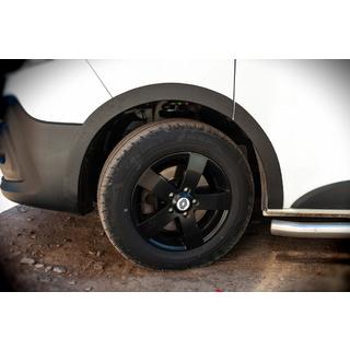 Extensii aripi (6 buc, negre, ABS) Nissan NV300/Primastar 2016- foto 1