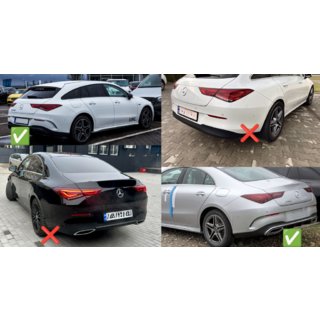 Difuzor spate cu tipsuri evacuare (design CLA45) foto 4